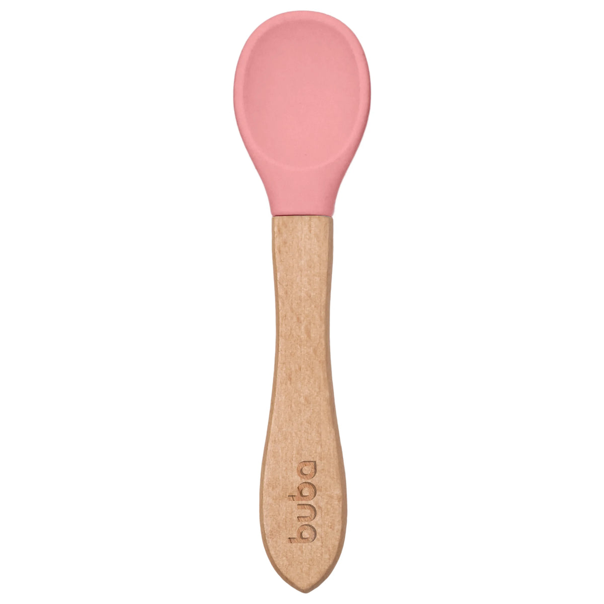 Colher de Treinamento Buba – Silicone e Bambu | A partir de 6 meses | BPA Free