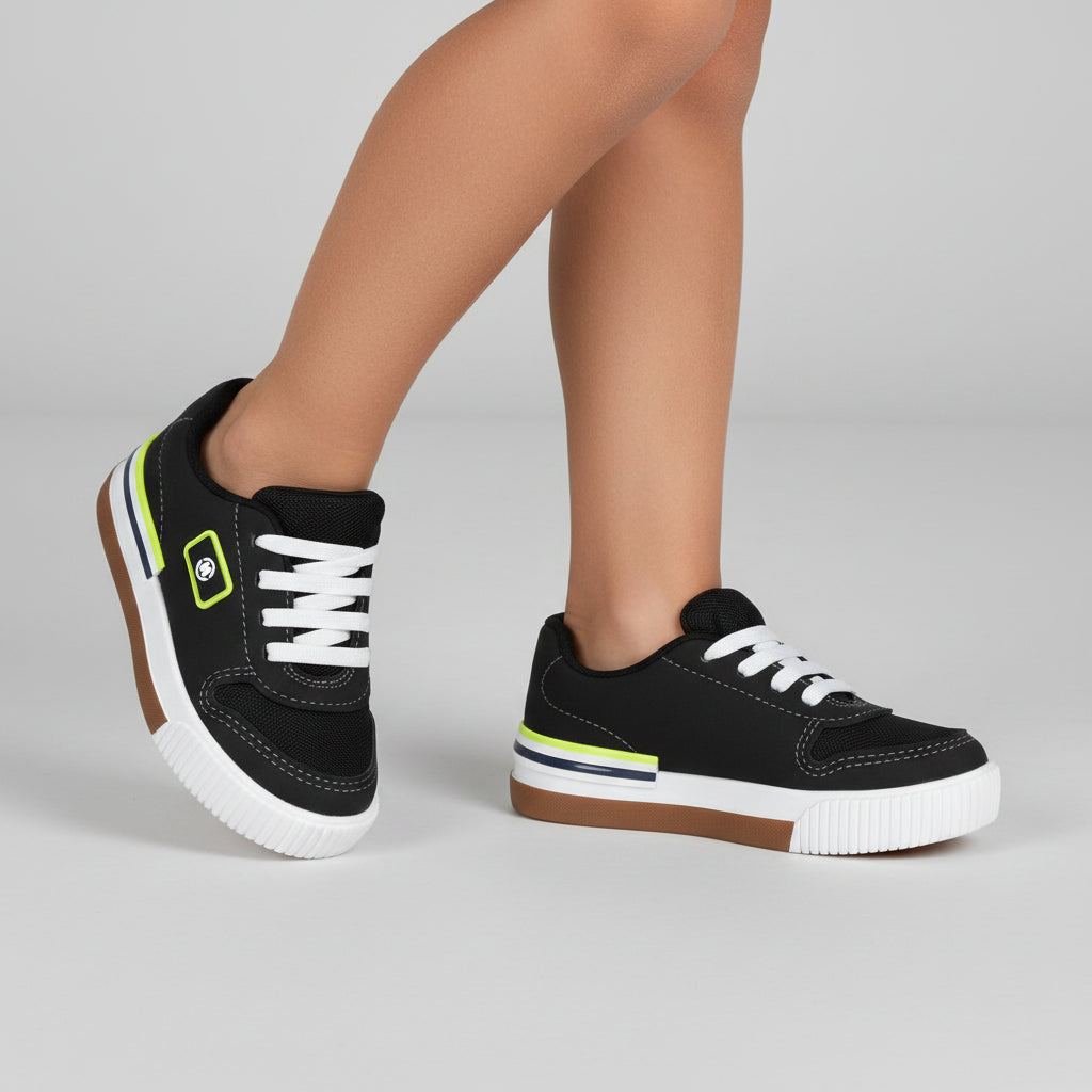 Tênis Infantil Masculino Molekinho Casual Nylon Elástico