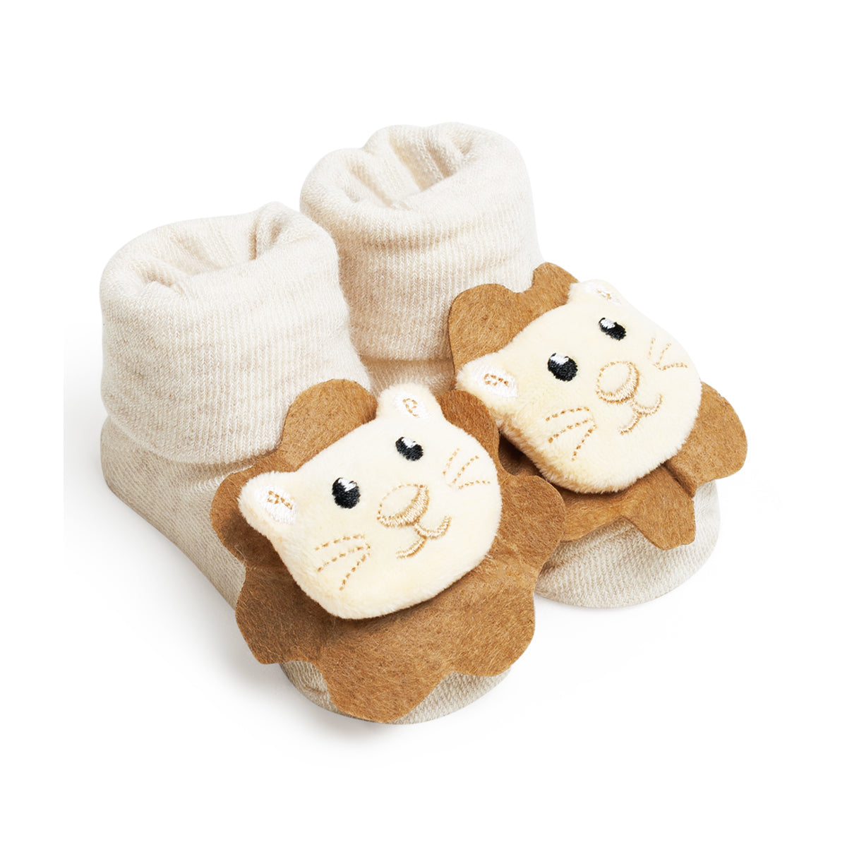 Meia Bebê Masculina com Bichinho e LED Pimpolho (0 a 6 Meses)