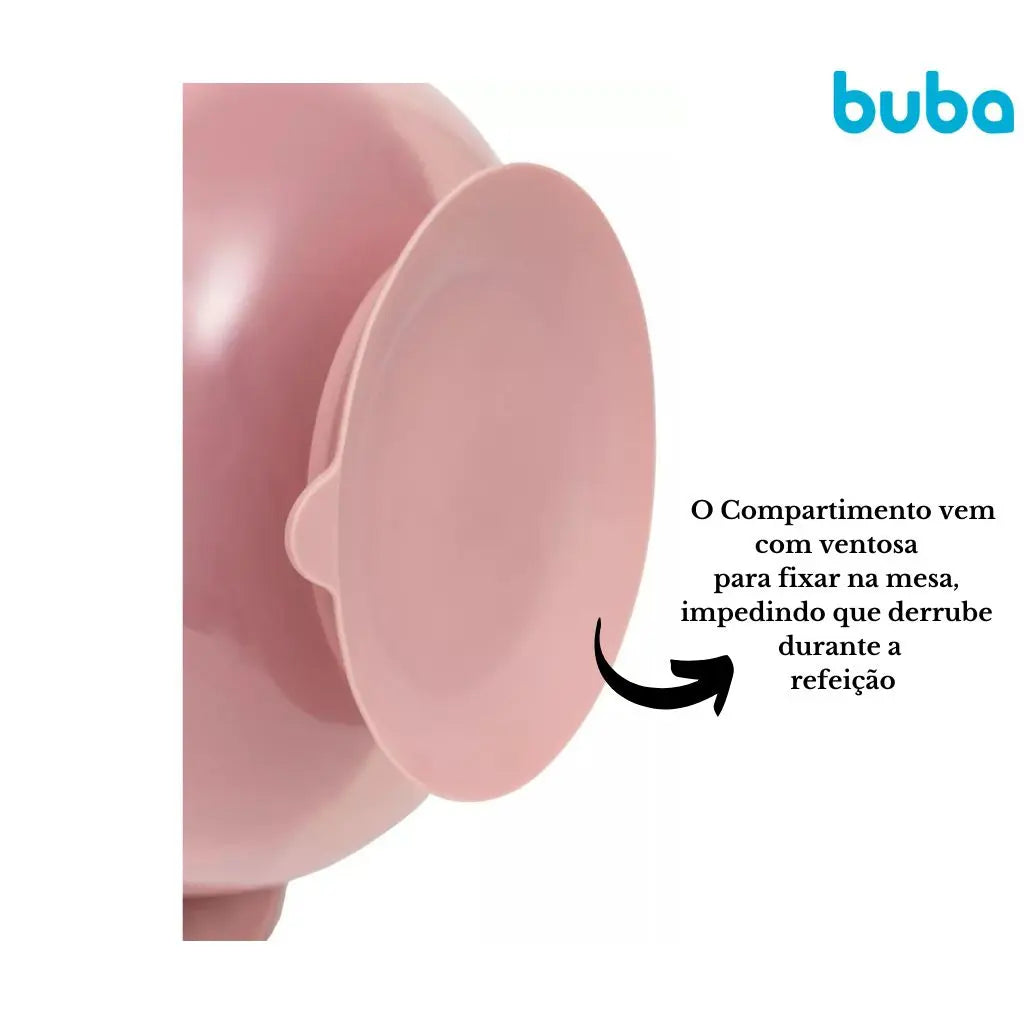 Kit Alimentação Infantil Buba com Ventosa e Talheres
