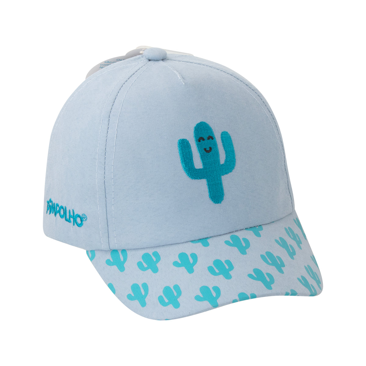 Boné Infantil Masculino Pimpolho Estampado com Velcro 01 a 02 Anos