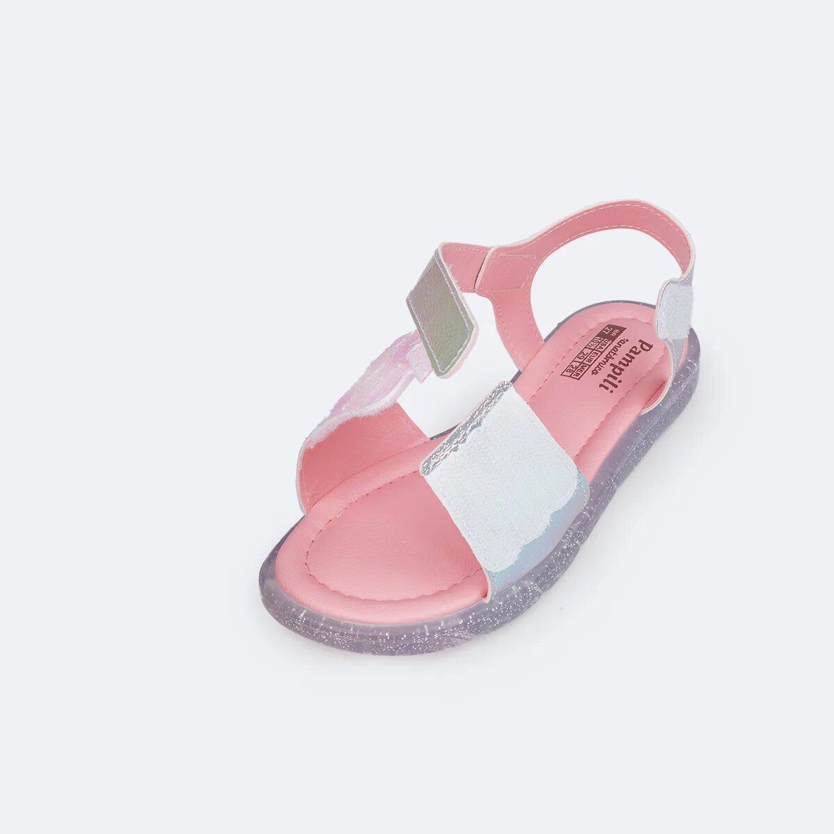 Sandália Infantil Pampili Lulli Led Sereia