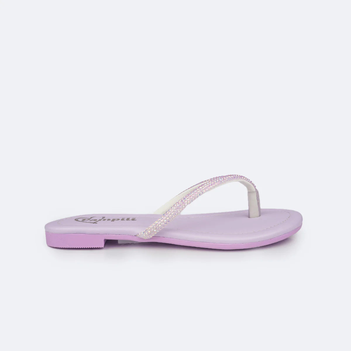 Sandália Rasteira Infantil Pampili Iris Strass – Conforto e Estilo para o Verão