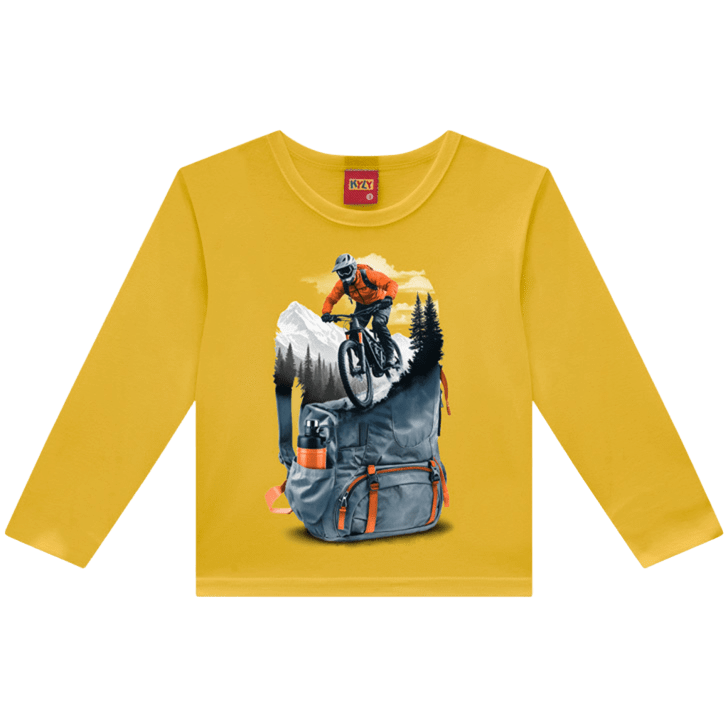 Camiseta Manga Longa Kyly Montanha Bike