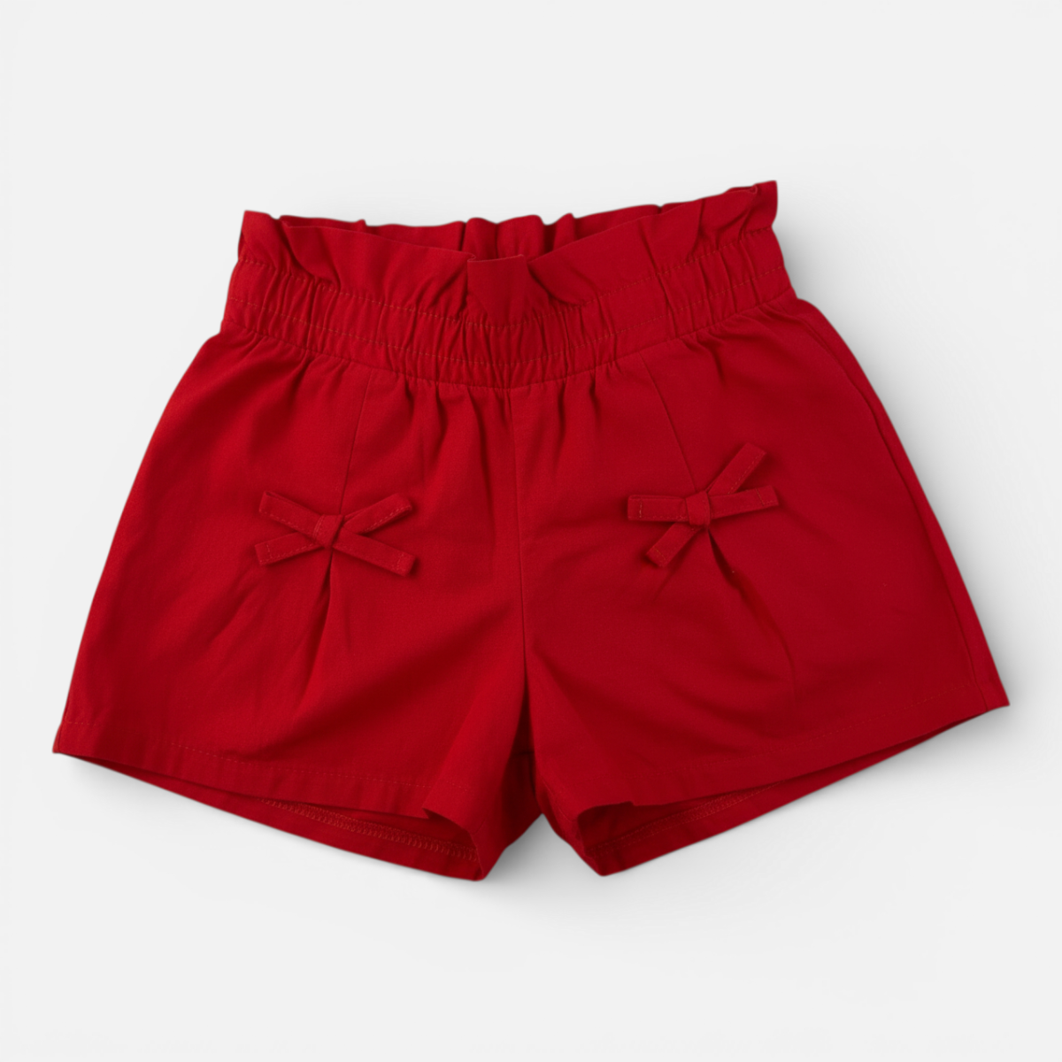 Short Feminino Infantil Brincar e Arte Tricoline Pregas