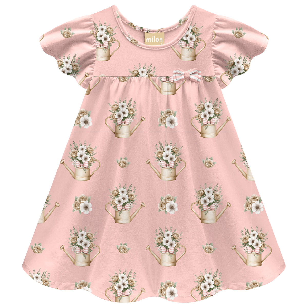Vestido Bebê Feminino Milon Regador de Flores