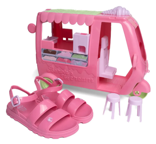 Sandália Infantil Grendene Kids Barbie Com Sorveteria
