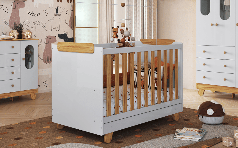 Berço Americano Peroba Pingo 4 em 1