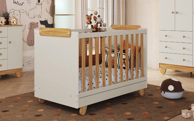 Berço Americano Peroba Pingo 4 em 1