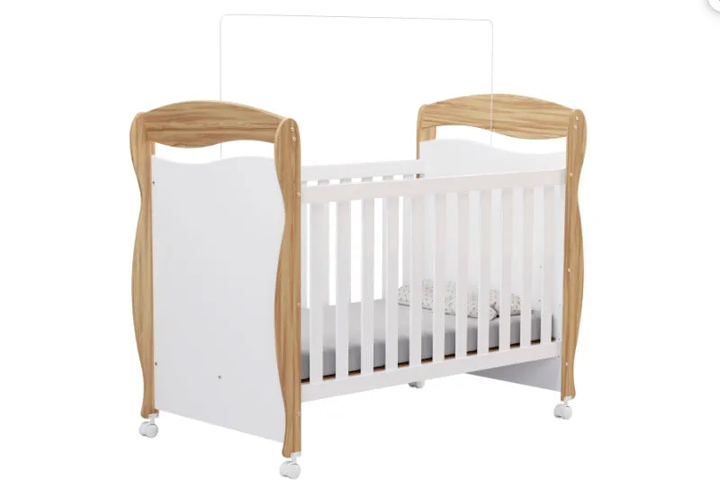 Berço Júnior Peroba Americano 2 em 1 com Certificação Inmetro – 100% MDF