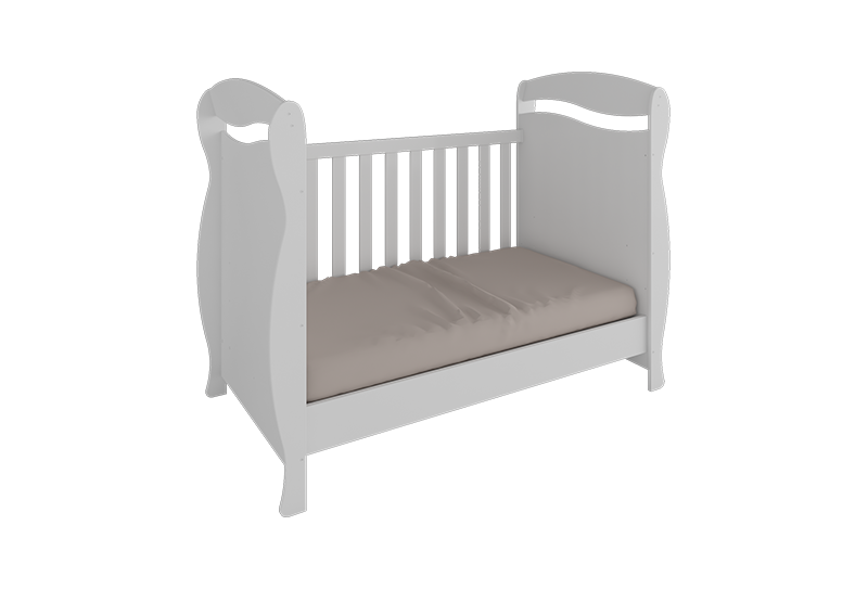 Berço Júnior Peroba Americano 2 em 1 com Certificação Inmetro – 100% MDF