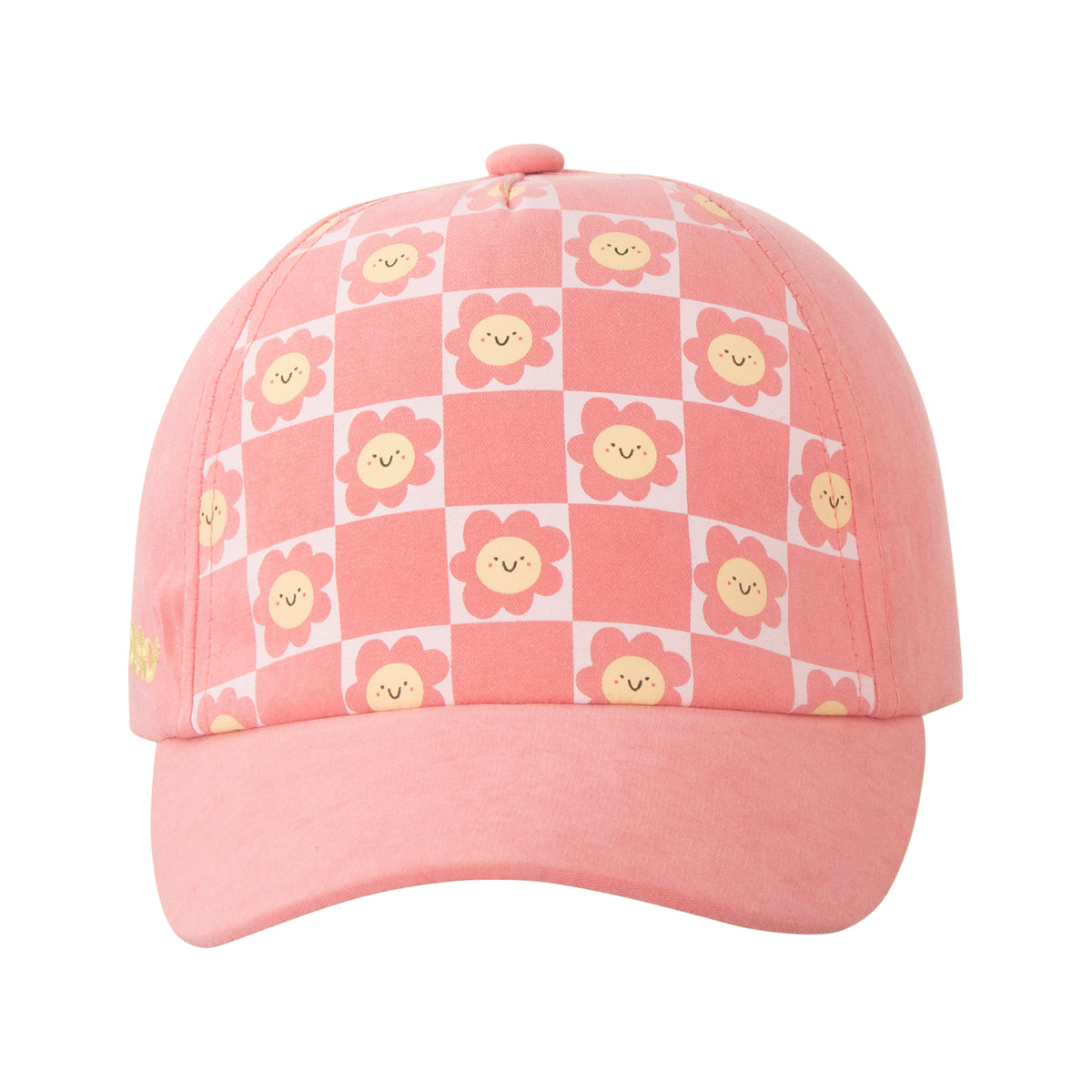 Boné Bebê Feminino Pimpolho Estampado com Velcro 0 a 1 Ano
