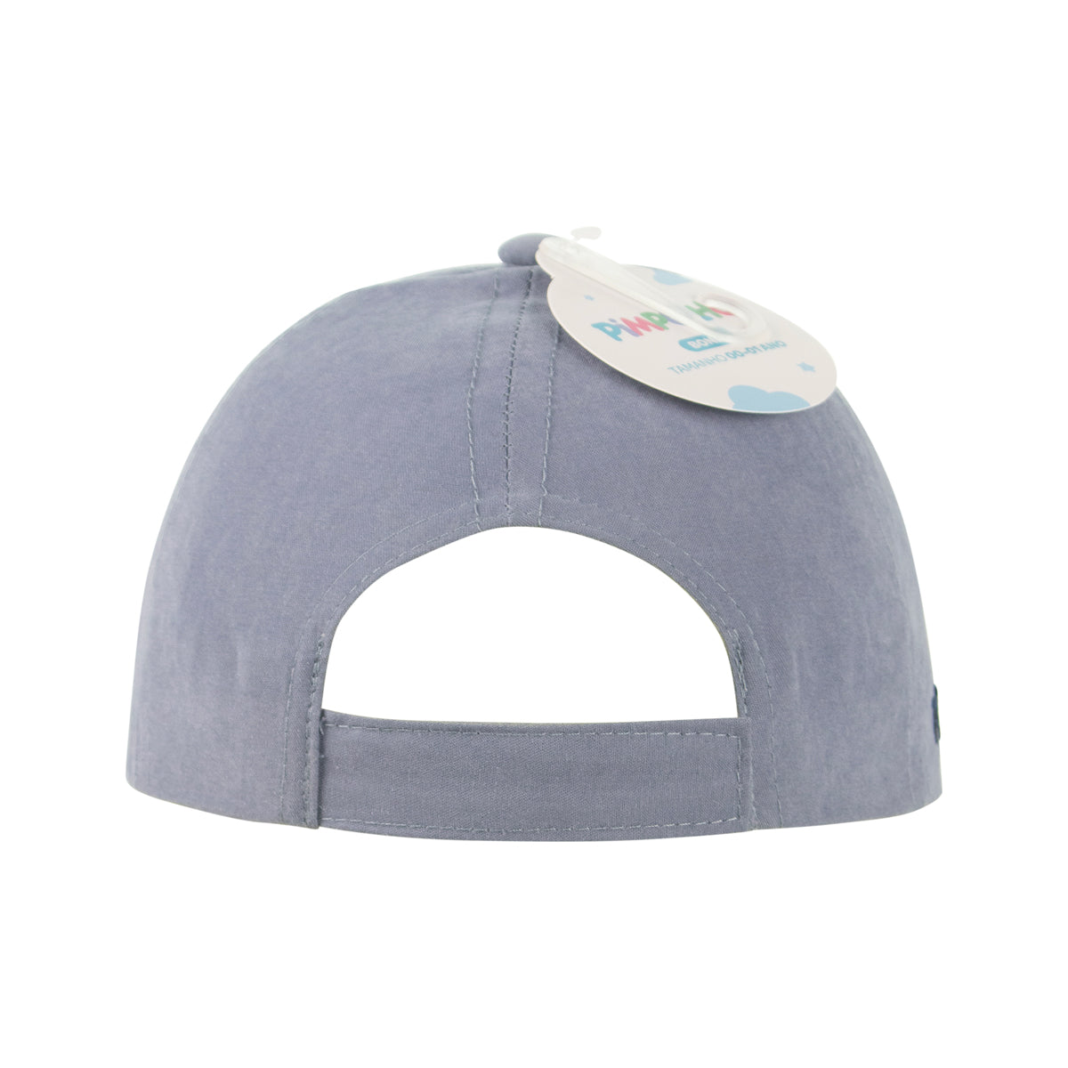 Boné Bebê Masculino Pimpolho Estampado com Velcro 0 a 1 Ano