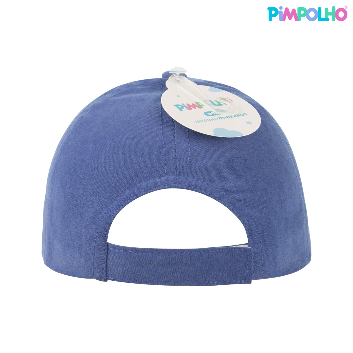 Boné Infantil Masculino Pimpolho Estampado com Velcro 01 a 02 Anos