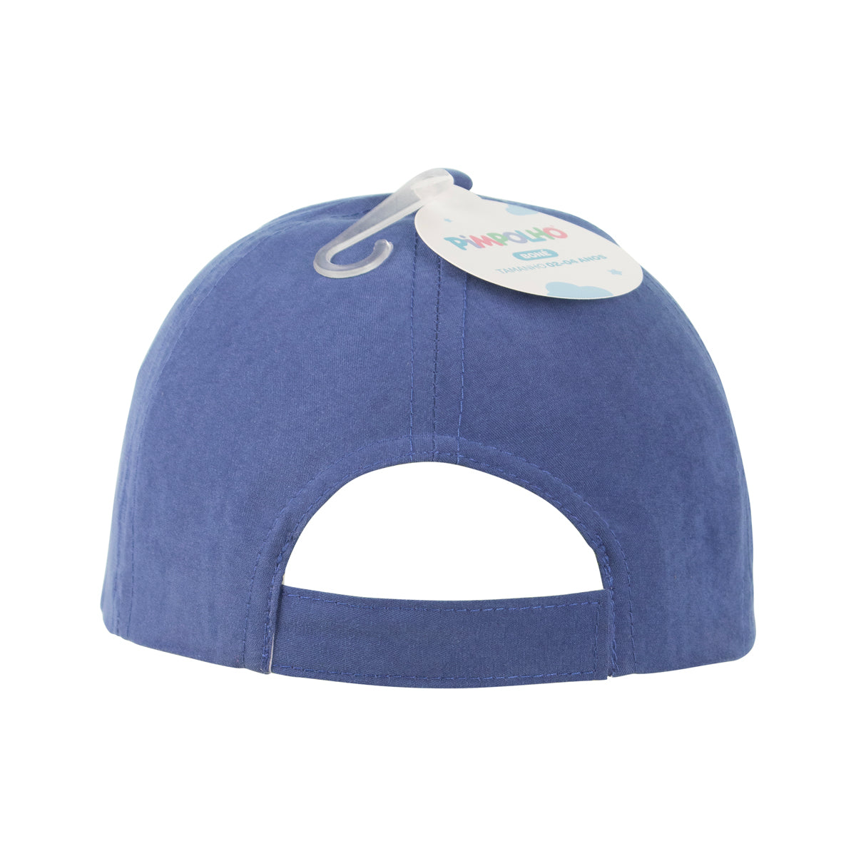 Boné Infantil Masculino Pimpolho Estampado com Velcro 02 a 04 Anos