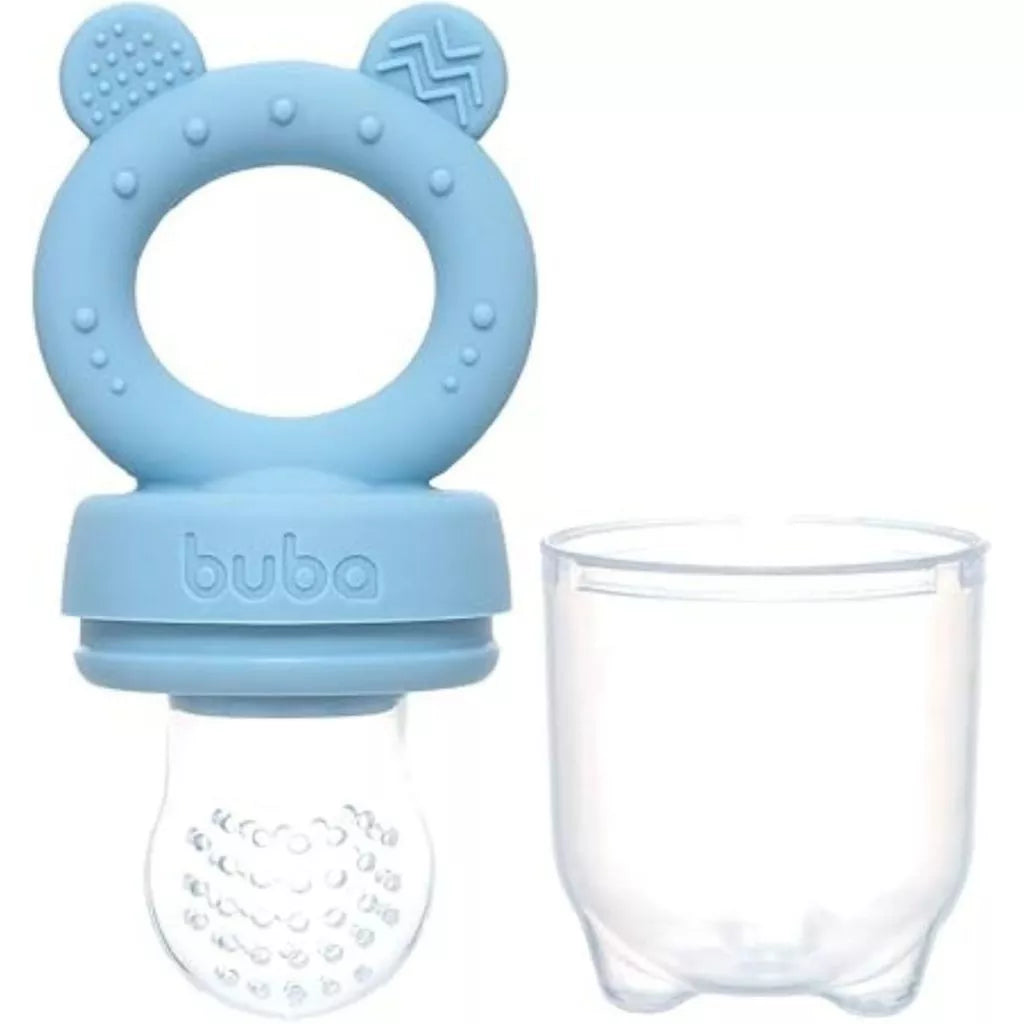 Porta Frutinhas Buba Ursinho Em Silicone +6 Meses