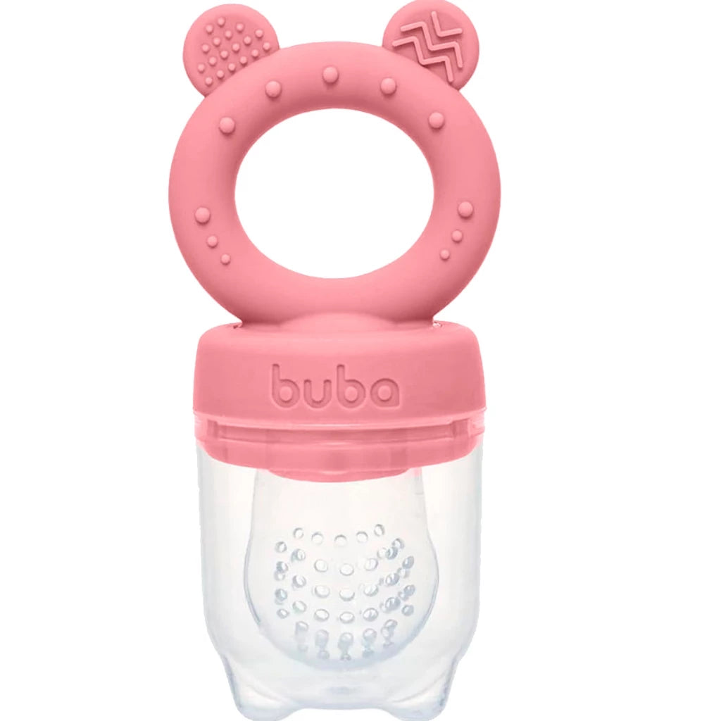Porta Frutinhas Buba Ursinho Em Silicone +6 Meses