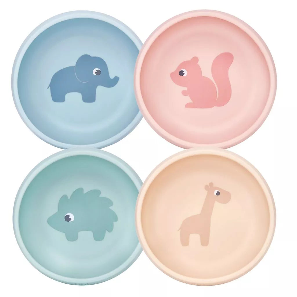 Pratinho Bowl Em Silicone Buba Com  Ventosa Cloudy +6 Meses