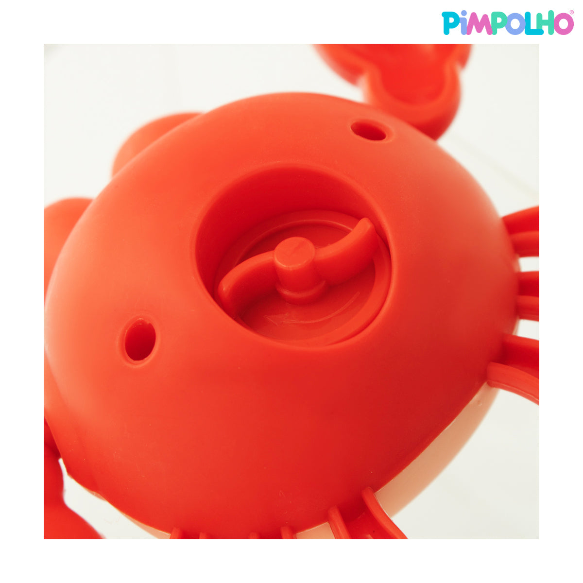 Brinquedo Bebê Pimpolho Banho Caranguejo Dar Corda Interativo