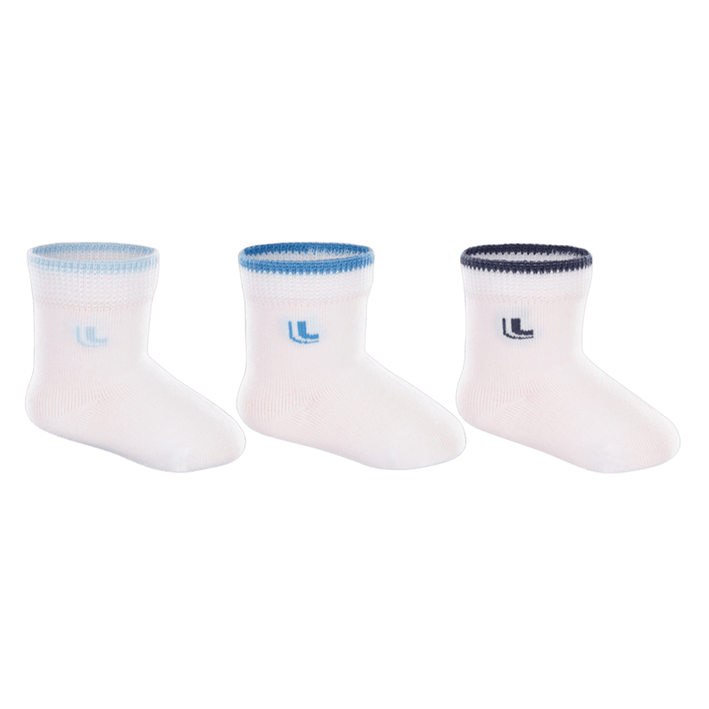 Kit Meia Infantil Lupo Baby BU Com 3 Pares