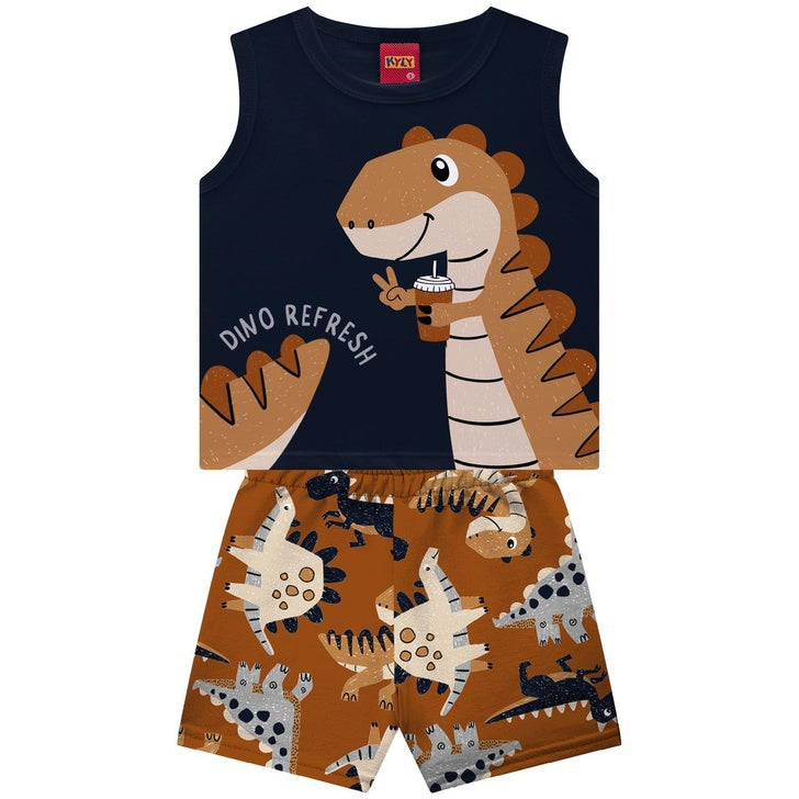 Conjunto Kyly Infantil Menino Dino Refresh