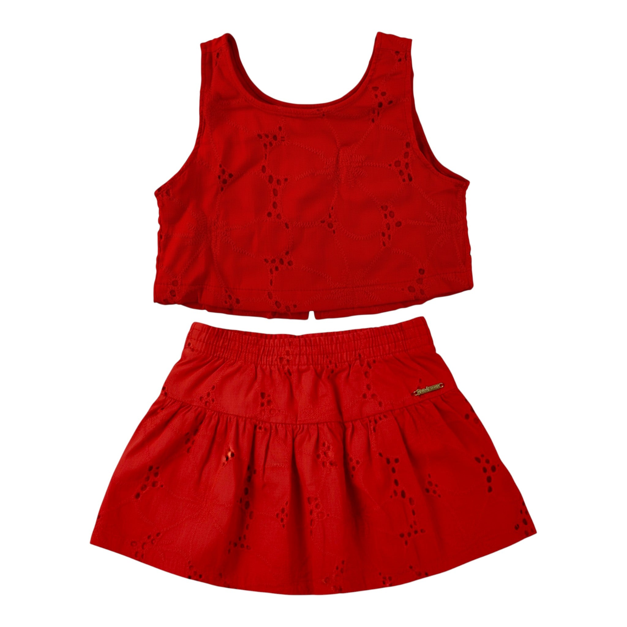 Conjunto Feminino Infantil Fun Jeans Fim de Ano em Laise