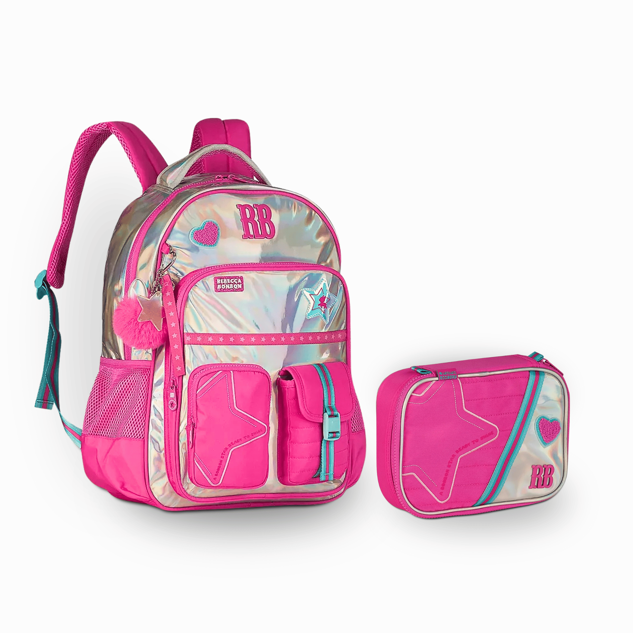 Kit Escolar Mochila Estojo Rebecca Bonbon Voltas às Aulas