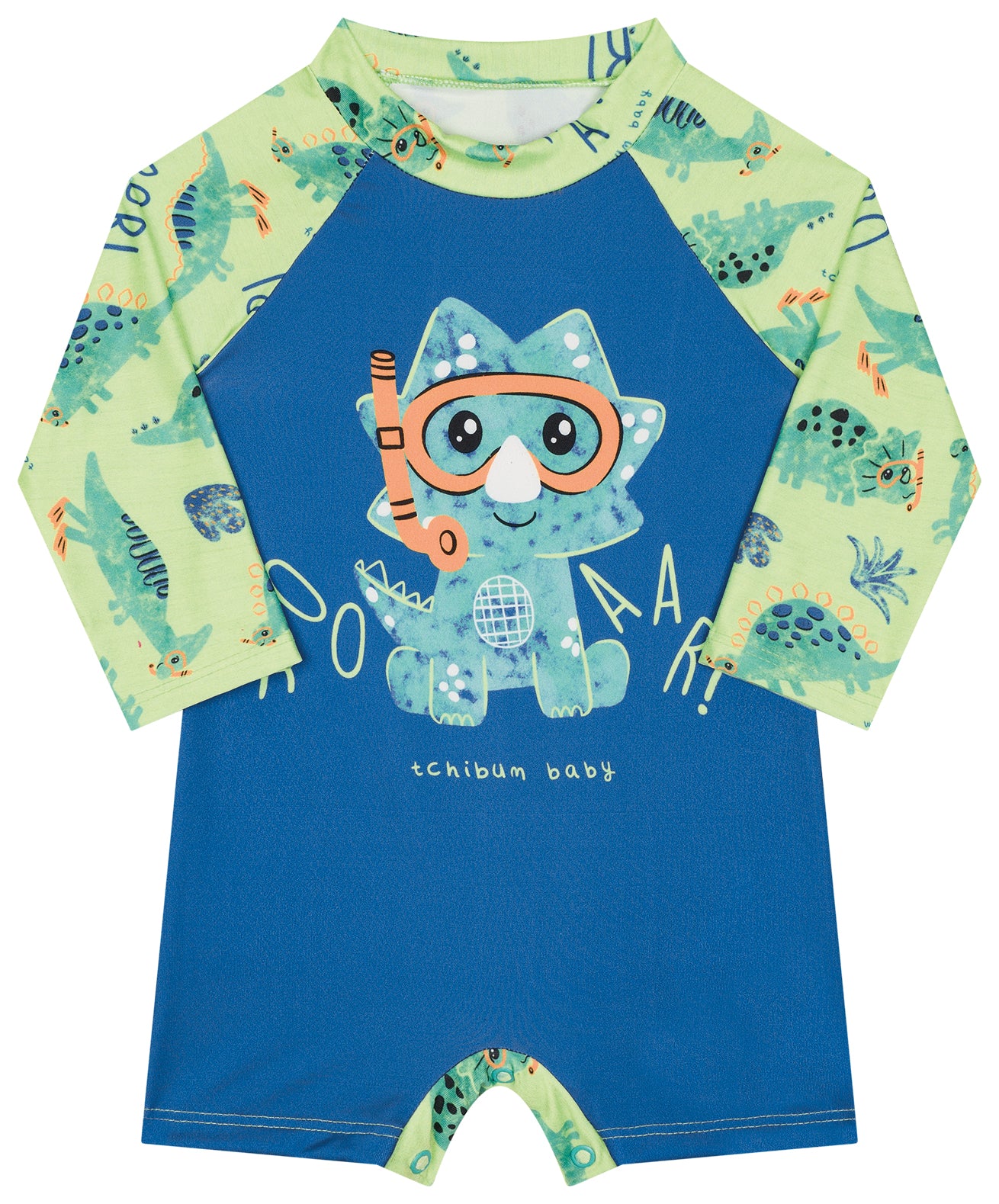 Macaquinho Infantil Masculino Kamylus Tchibum Dinossauro UV50+