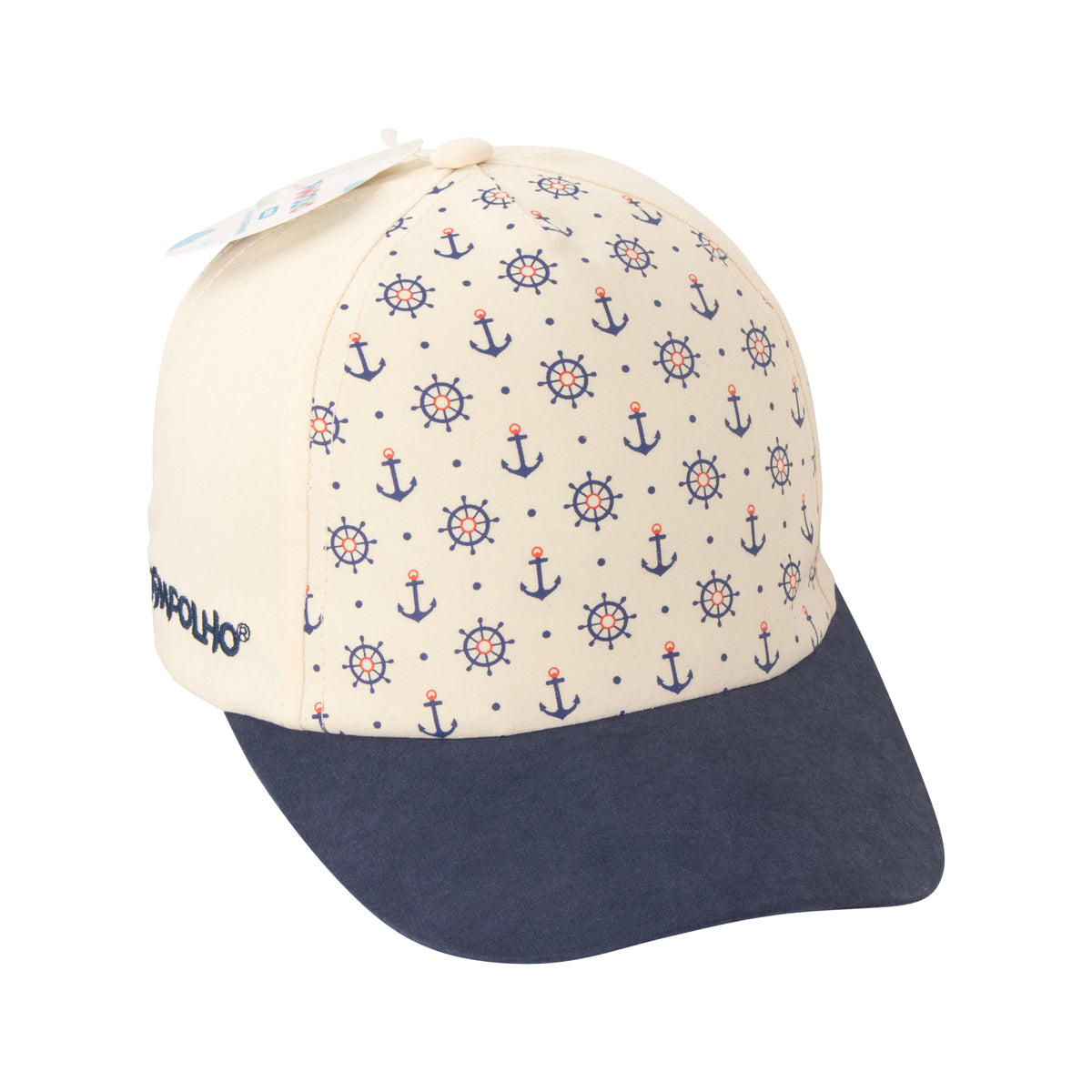 Boné Infantil Masculino Pimpolho Estampado com Velcro 02 a 04 Anos