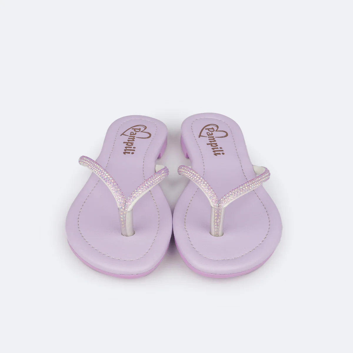 Sandália Rasteira Infantil Pampili Iris Strass – Conforto e Estilo para o Verão