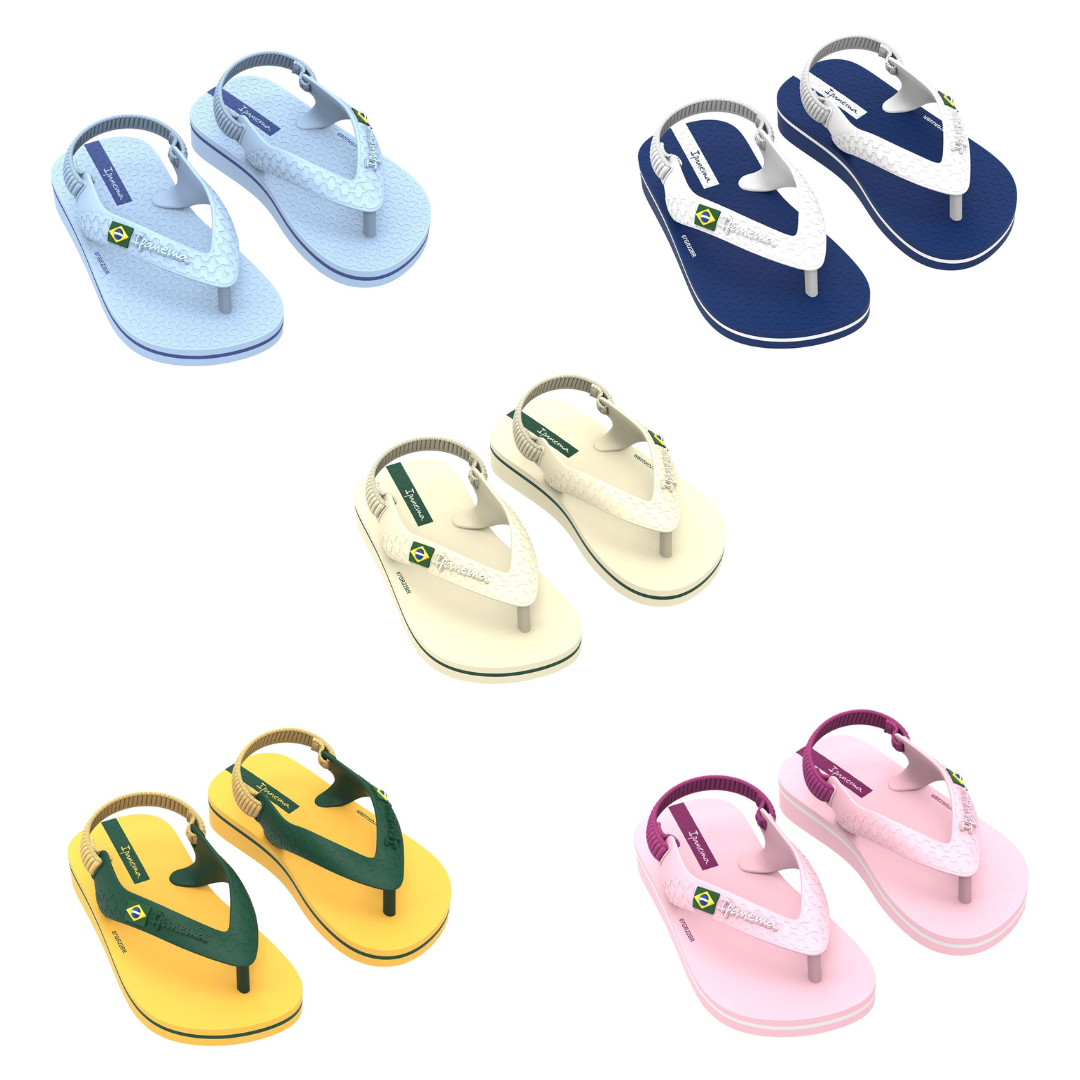 Chinelo de Dedo Infantil Ipanema Brasil Baby II Grendene – Conforto e Segurança para Bebês