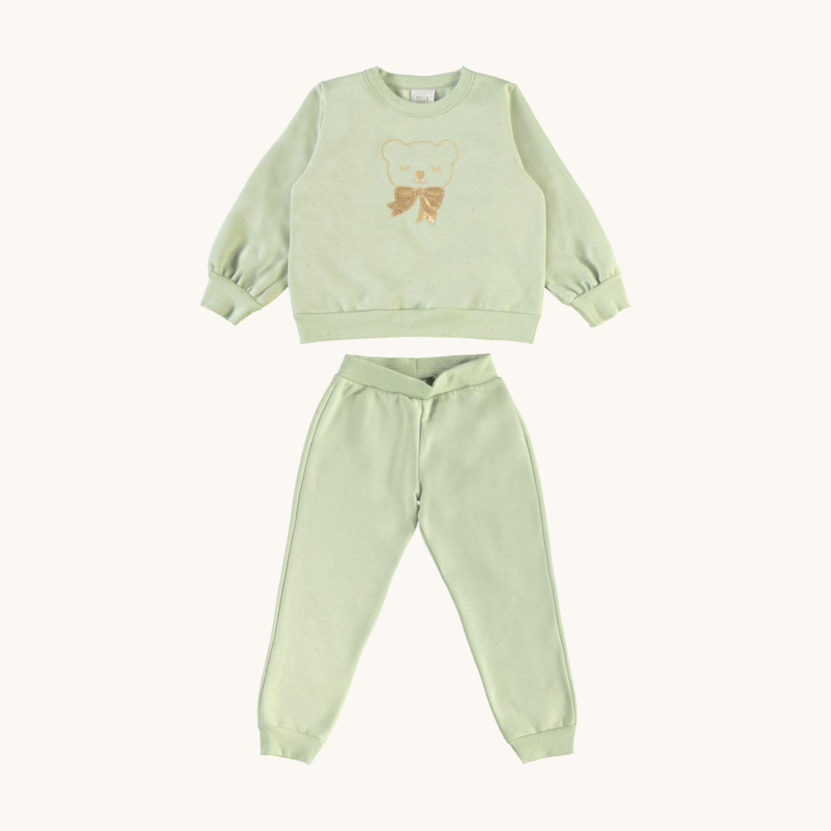 Conjunto Infantil Feminino Pulla Bulla Ursinha Bordada