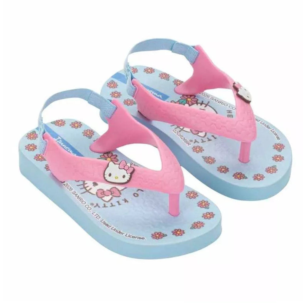 Chinelo Baby Ipanema Hello Kitty Amore Grendene com Elástico