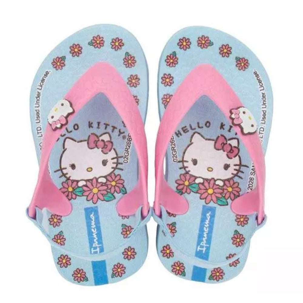 Chinelo Baby Ipanema Hello Kitty Amore Grendene com Elástico