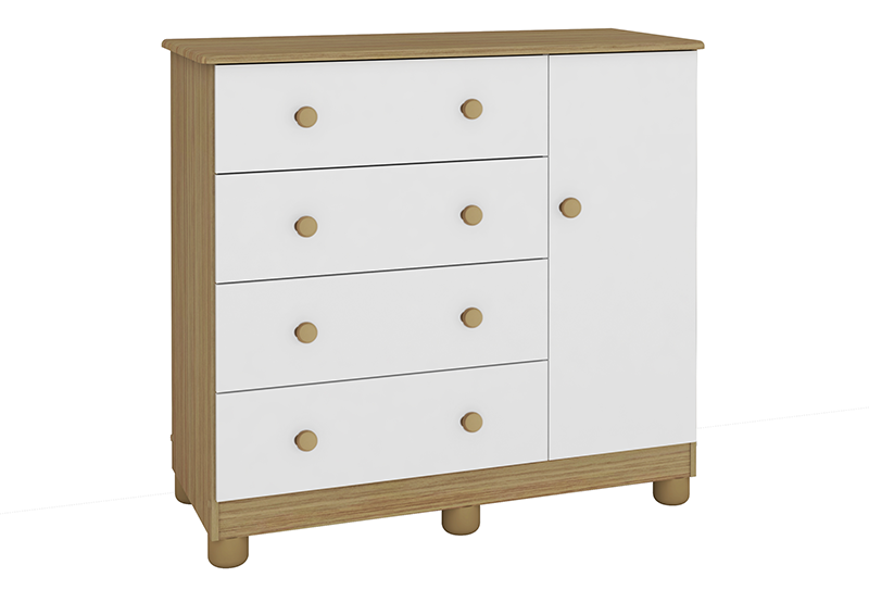 Comoda Junior New Peroba 1 Porta