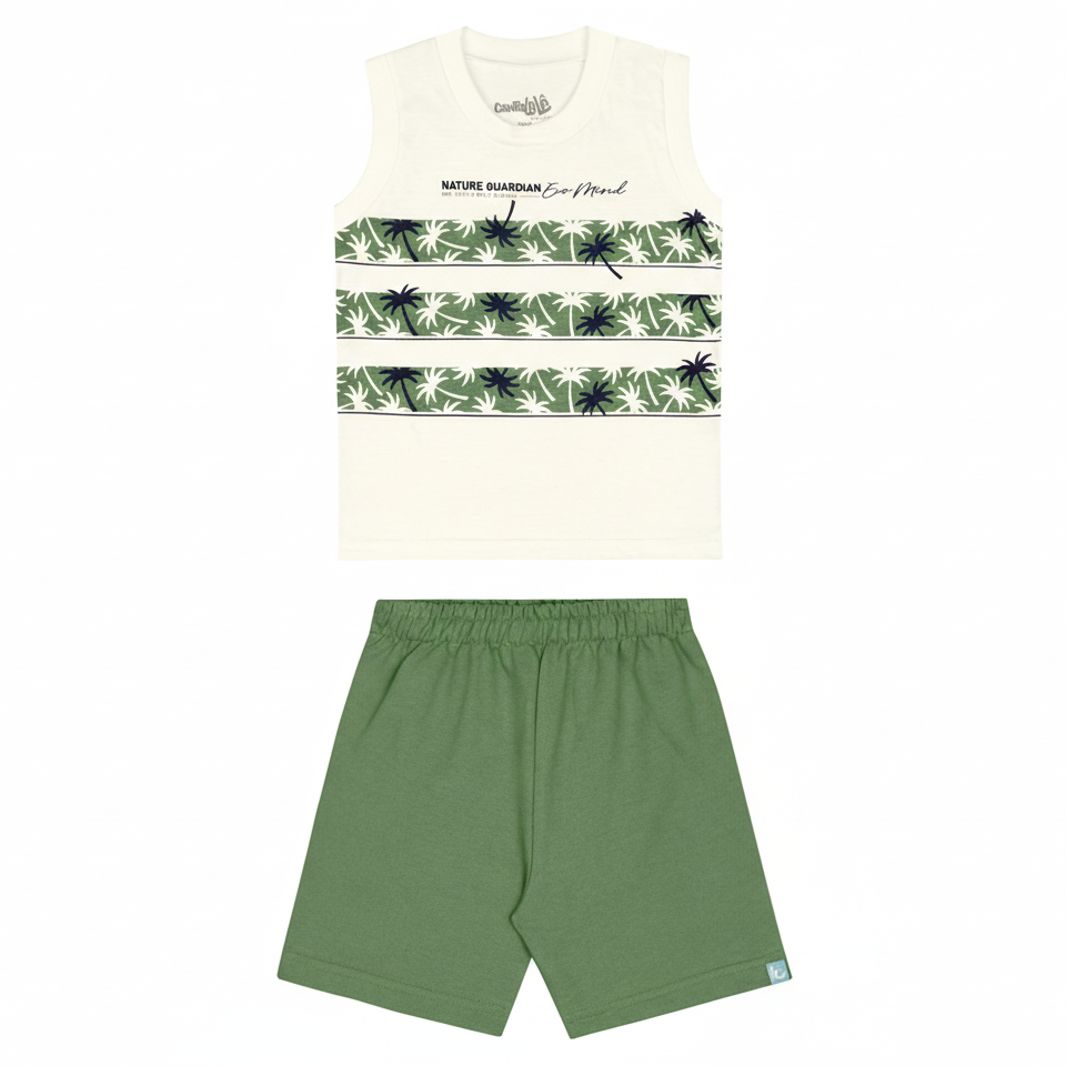 Conjunto Masculino Kamylus Nature Guardian – Conforto e Estilo Infantil