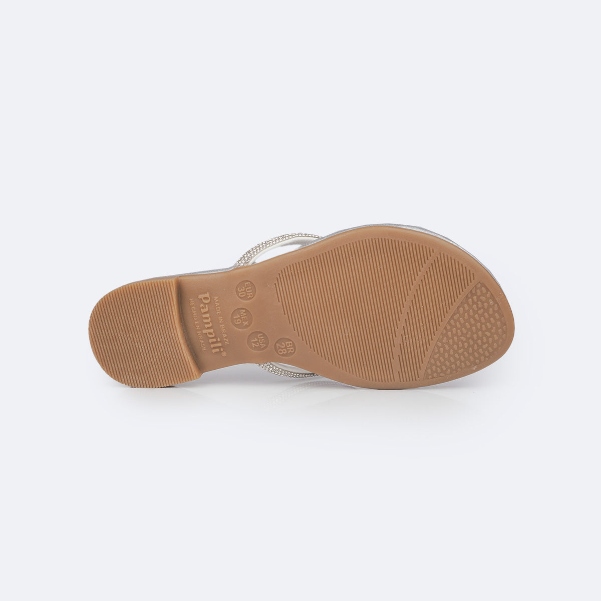 Sandália Rasteira Infantil Pampili Iris Strass – Conforto e Estilo para o Verão