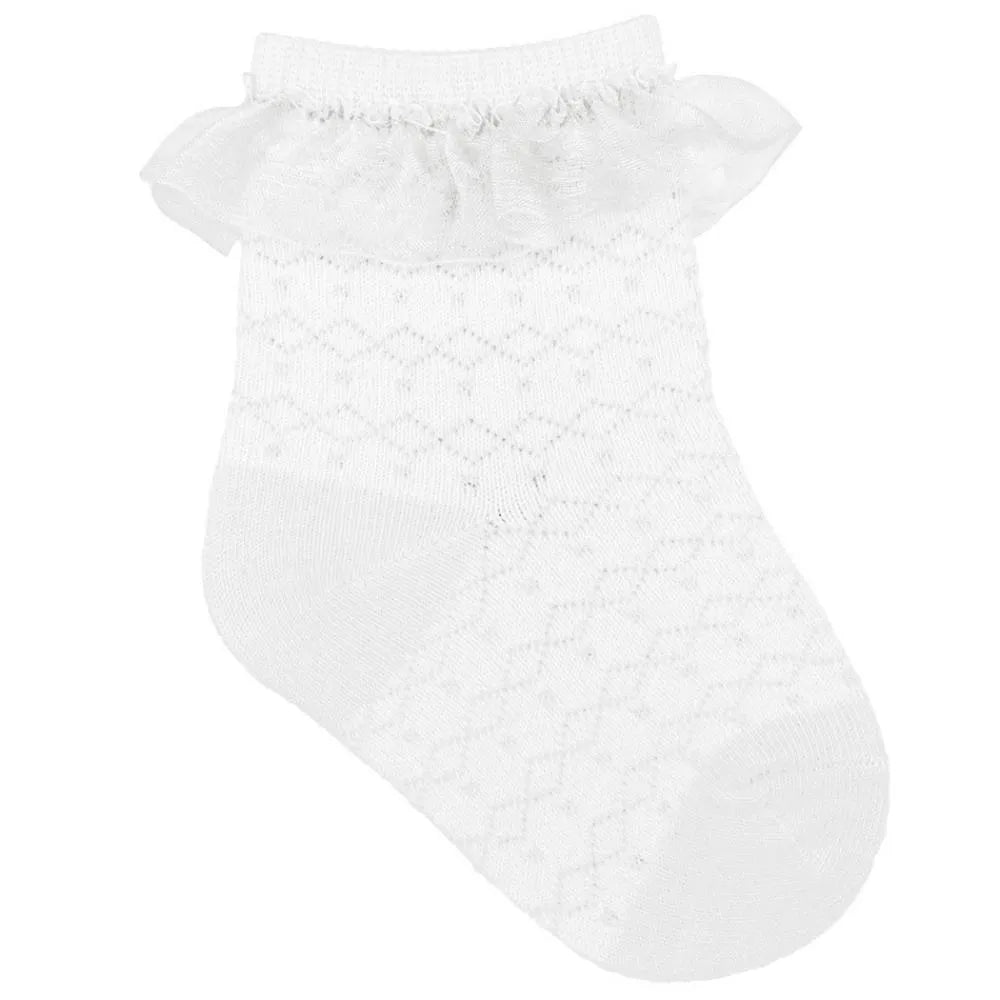 Meia Pimpolho Festa Fashion Conforto e Elegância Infantil