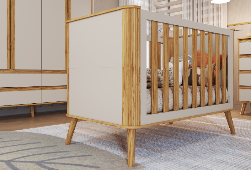 Berço Americano Theo Peroba – 4 em 1