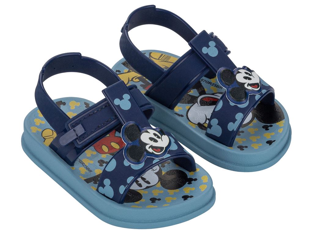 Sandália Papete Baby Disney Friends Ipanema Stitch Mickey Calce Fácil