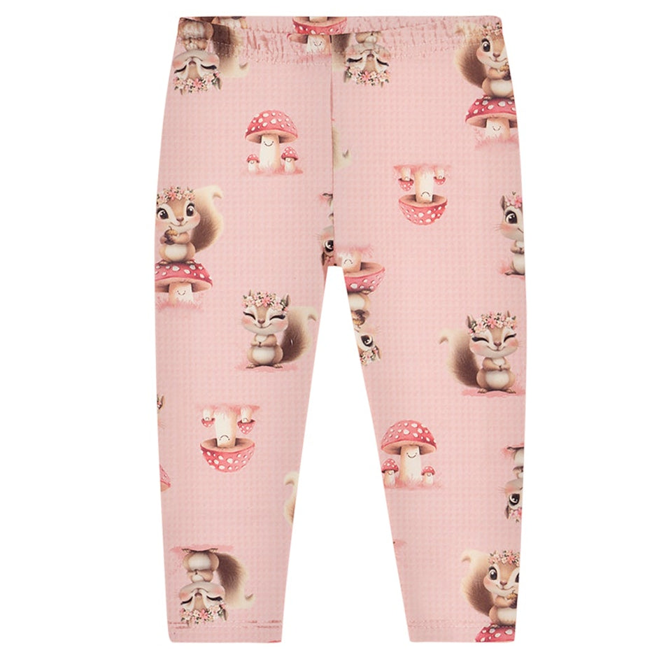 Conjunto Infantil Feminino Alakazoo com Casaco em Malha Pelo e Calça em Moletinho Soft