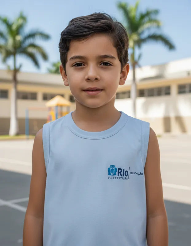 Camiseta Escolar Infantil Prefeitura do Rio de Janeiro