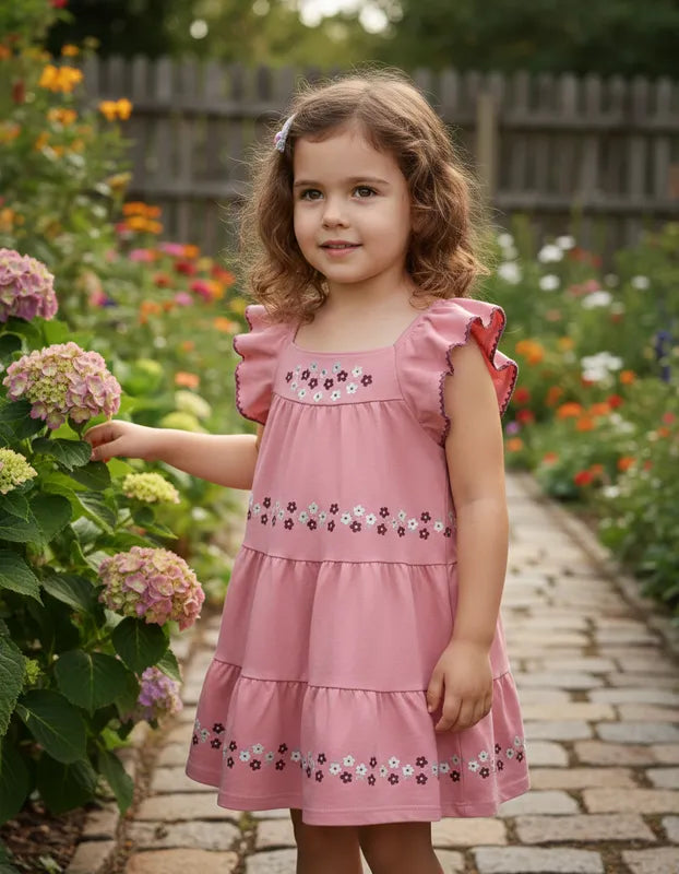 Vestido Infantil Milon Floral Delicado