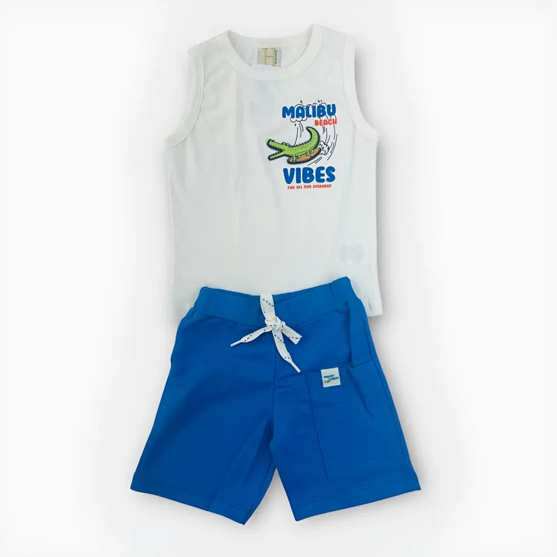 Conjunto Masculino Hrradinhos Malibu Beach Vibes