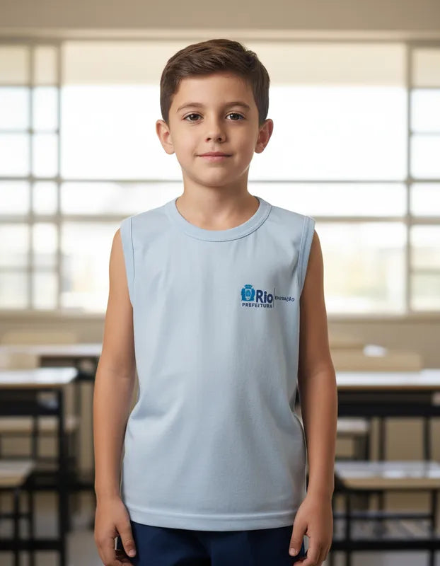 Camiseta Escolar Infantil Prefeitura do Rio de Janeiro