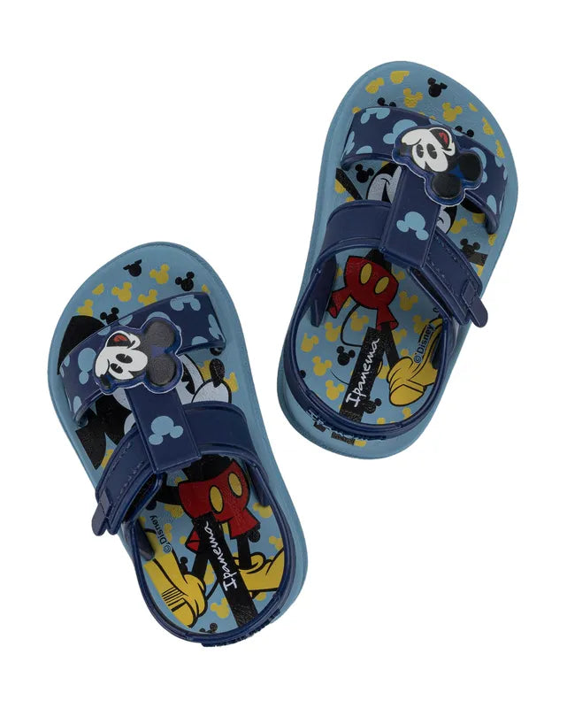 Sandália Papete Baby Disney Friends Ipanema Stitch Mickey Calce Fácil