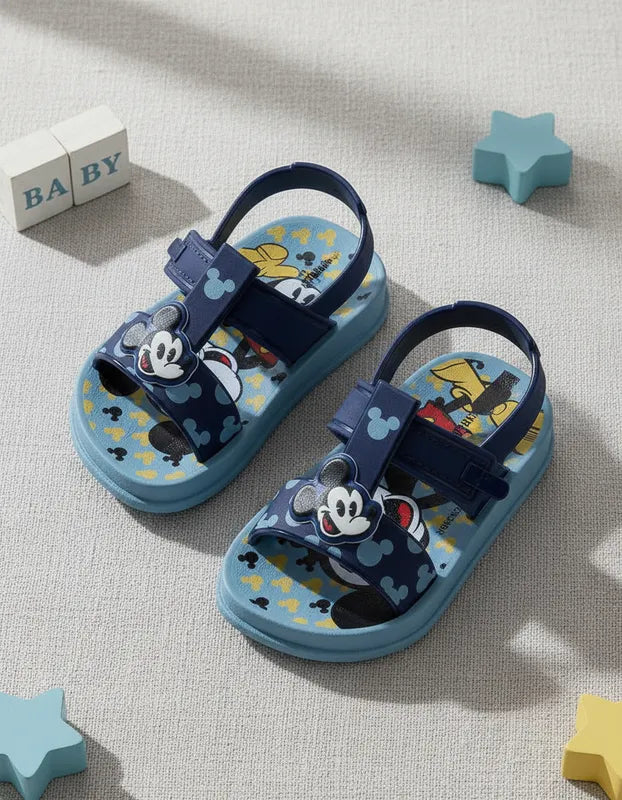 Sandália Papete Baby Disney Friends Ipanema Stitch Mickey Calce Fácil