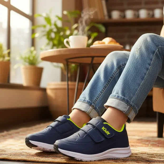 Tênis Infantil Kidy Super Conforto Respitec Calce Fácil Escolar Anatômico com Fecho Duplo