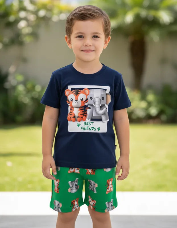 Conjunto Kyly Infantil Menino Best Friend Conforto e Estilo