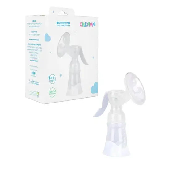 Bomba Extratora de Leite Manual Pimpolho - 180ml com Funil de Silicone